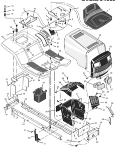 Part Location Diagram of F-020765L Murray Book, Instruction